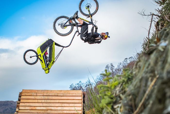 When PRO bike rider Danny Macaskill takes his Little Rider for a spin ...