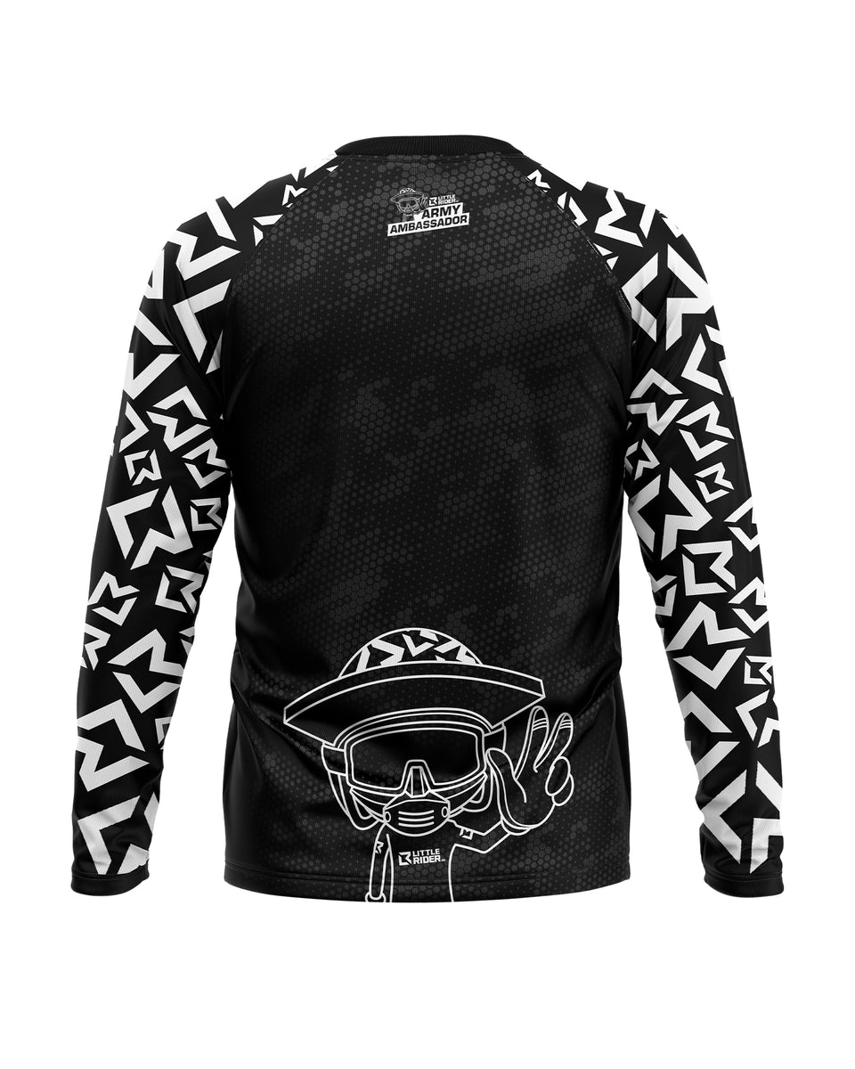 Little Rider Co 'Black/White' Jersey - Army Ambassador Series – Little ...