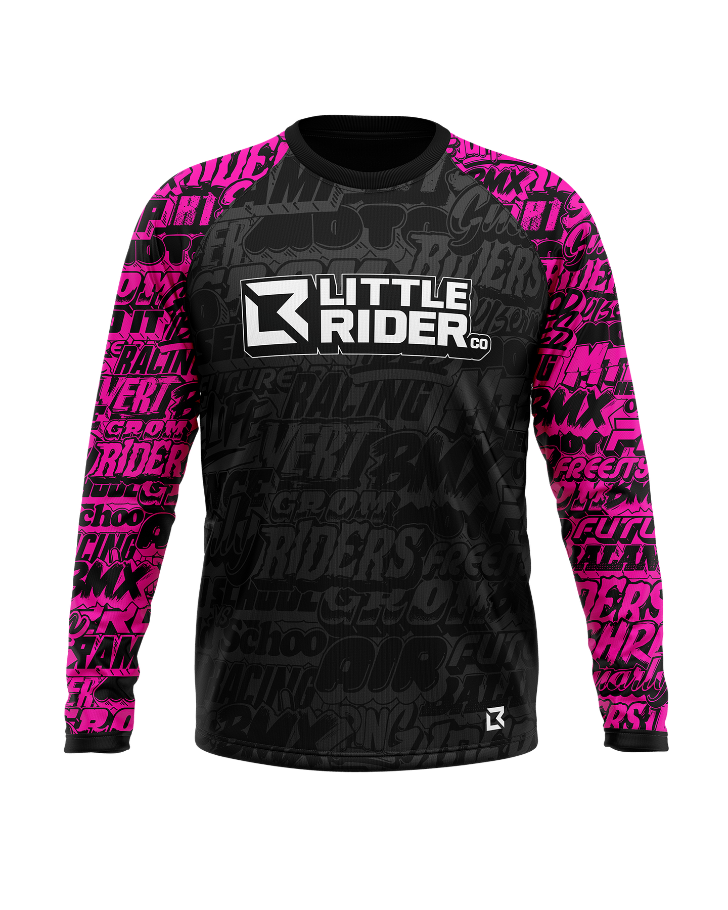 Little Rider Co HOT PINK Jersey INSPIRE Series Long or Short Sleev Little Rider LLC